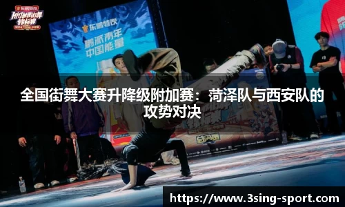 全国街舞大赛升降级附加赛：菏泽队与西安队的攻势对决